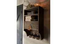 Driftwood wandrek met 1 lade